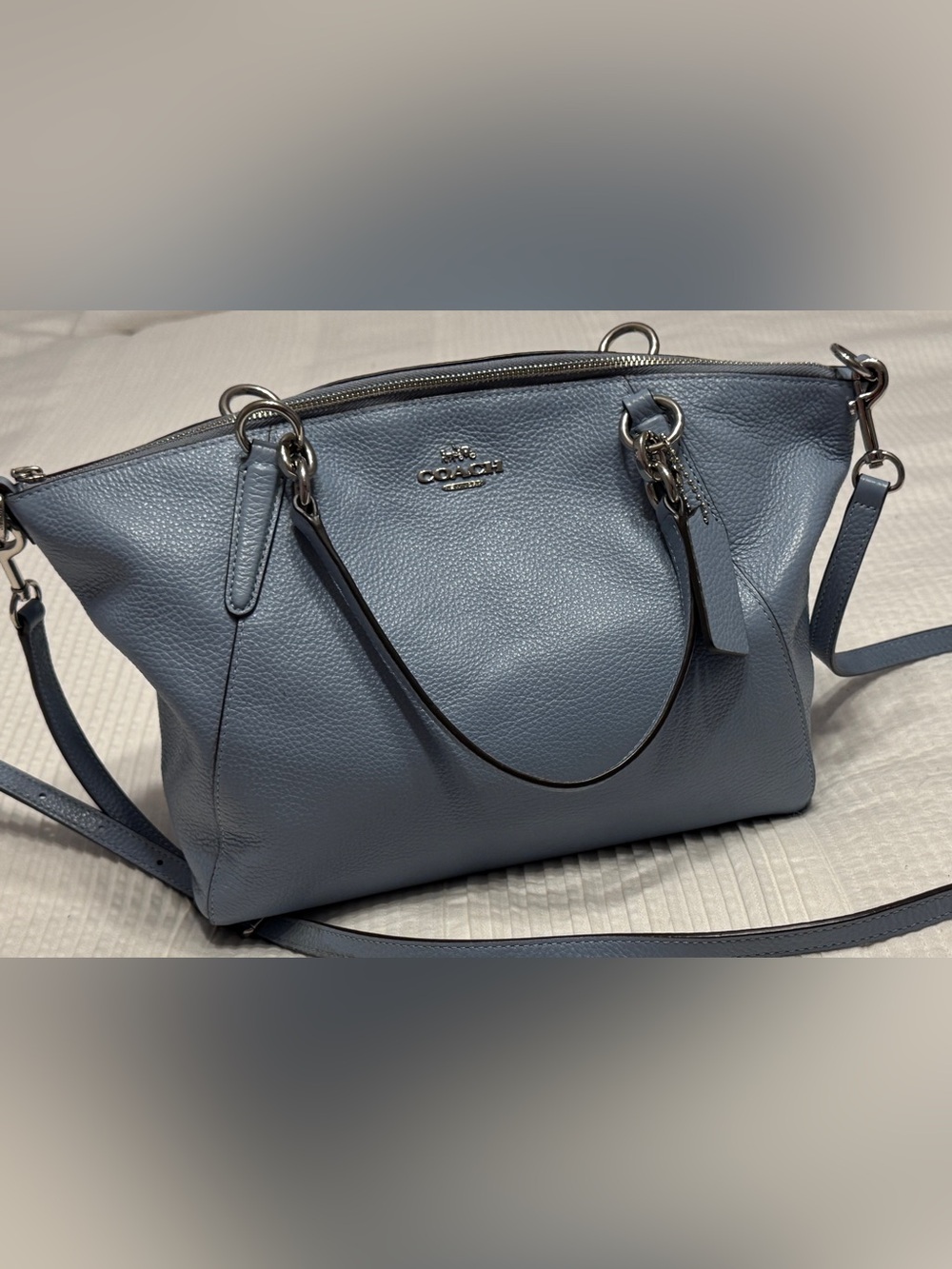 COACH soft leather satchel/crossbody   EUC